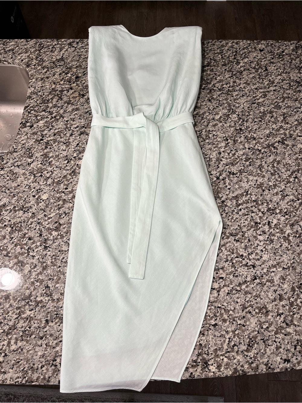 Amanda Uprichard Dress XS Linen Green - Picture 8 of 9